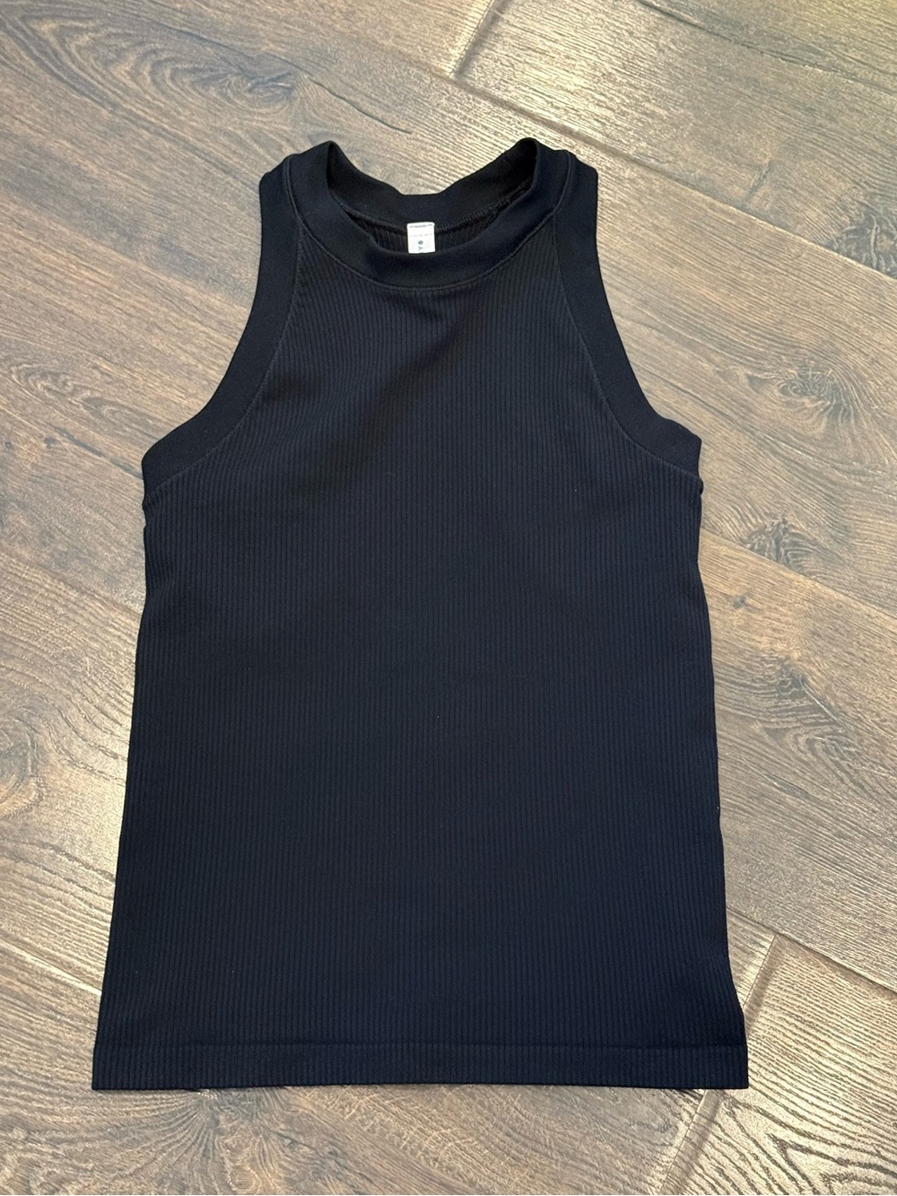 Athleta Renew Ribbed Racerback Tank Top Black Women’s Size XS